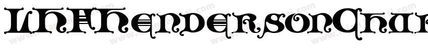LHFHendersonChurch R字体转换